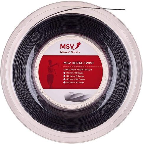 MSV Hepta-Twist String Reel - Black, 1.2 mm in Saudi Arabia
