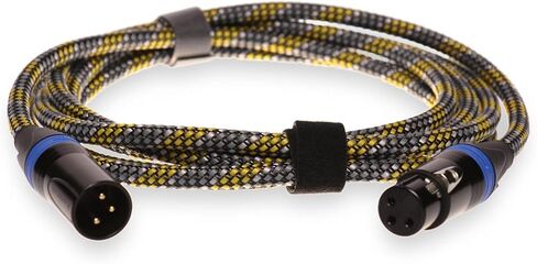Aperion Audio Premium Balanced XLR Cables for High-End Audio/Home Theater Systems, Pure Copper Connectors and Heavy-Duty Shield - XLR Male to XLR Female (Single) (9FT) in Saudi Arabia
