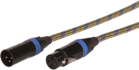 Aperion Audio Premium Balanced XLR Cables for High-End Audio/Home Theater Systems, Pure Copper Connectors and Heavy-Duty Shield - XLR Male to XLR Female (Single) (9FT) in Saudi Arabia