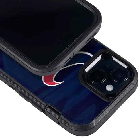 غلاف هاتف Skinit متوافق مع OtterBox Defender iPhone 13 - تصميم مرخص رسميًا من NFL Houston Texans in Saudi Arabia