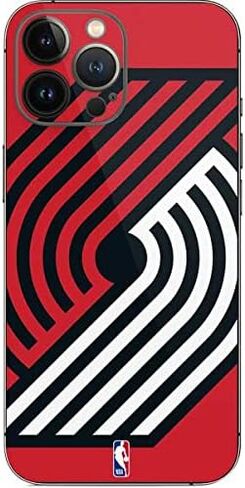 Skinit Phone Decal Skin Compatible with iPhone 13 Pro Max - Officially Licensed NBA Portland Trail Blazers Large Logo Design in Saudi Arabia