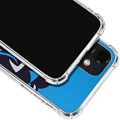 Skinit Clear Phone Case Compatible with iPhone 12 - Officially Licensed NFL Carolina Panthers Large Logo Design in Saudi Arabia