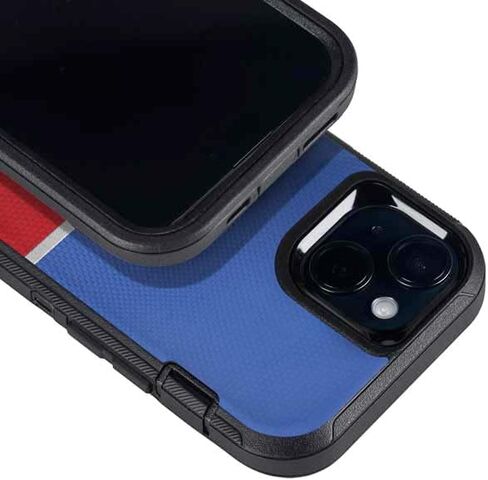 غلاف هاتف Skinit متوافق مع OtterBox Defender iPhone 13 - تصميم كلاسيكي مرخص رسميًا من NFL New York Giants in Saudi Arabia