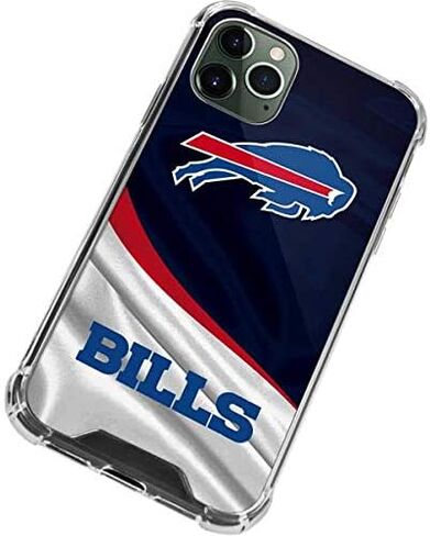 حافظة هاتف Skinit الشفافة متوافقة مع iPhone 12 Pro Max - تصميم NFL Buffalo Bills المرخص رسميًا in Saudi Arabia
