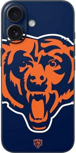 Skinit Decal Phone Skin Compatible with iPhone 17 - Officially Licensed NFL Chicago Bears Double Vision Design in Saudi Arabia