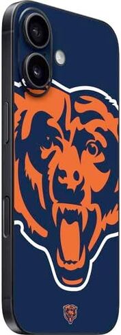 Skinit Decal Phone Skin Compatible with iPhone 17 - Officially Licensed NFL Chicago Bears Double Vision Design in Saudi Arabia