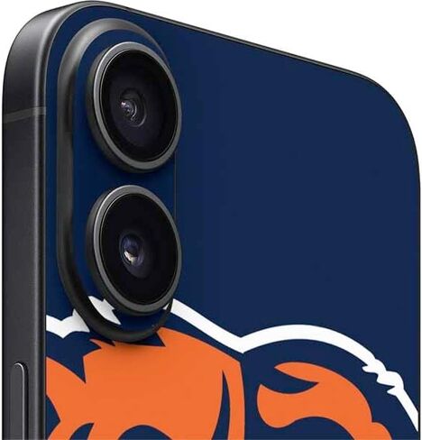 Skinit Decal Phone Skin Compatible with iPhone 17 - Officially Licensed NFL Chicago Bears Double Vision Design in Saudi Arabia