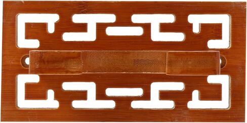 SUPVOX Cucurbit Flute رف جدار جبل قوس لفلوت القرع البني حمالة تعليق جدارية رف تخزين خشبي in Kuwait