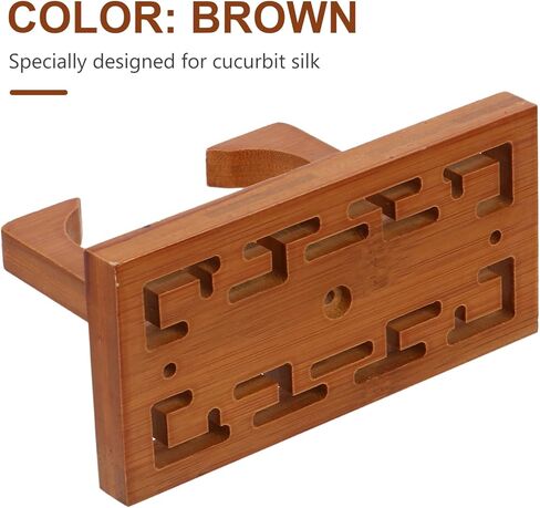 SUPVOX Cucurbit Flute رف جدار جبل قوس لفلوت القرع البني حمالة تعليق جدارية رف تخزين خشبي in Kuwait