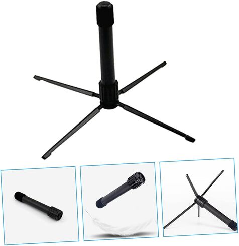 Vaguelly Flute Stand Portable Clarinet Holder for Home Display Space-saving Design Music Accessory for Flute Collectors and Retail Stores in Saudi Arabia