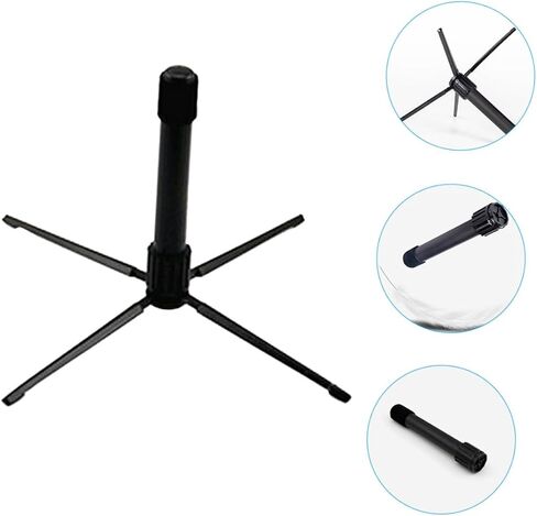 Vaguelly Flute Stand Portable Clarinet Holder for Home Display Space-saving Design Music Accessory for Flute Collectors and Retail Stores in Saudi Arabia