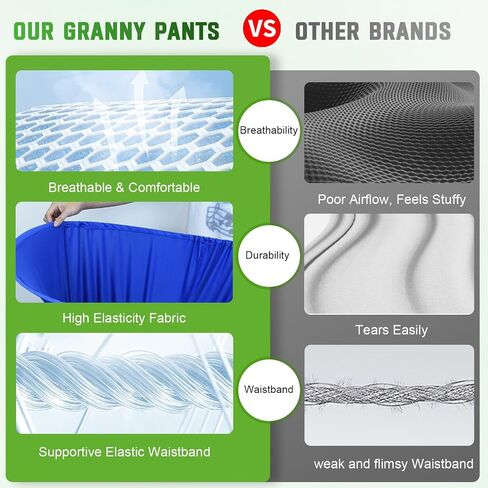 Granny Pants Yard Game, Funny Granny Pants Outdoor Game Set with Inflatable Balls and Pump, Hilarious Granny Pants Party Game and Family Relay Yard Game for Kids and Adults, Designed in USA in Saudi Arabia