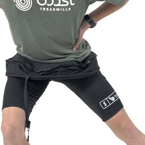 Boost Microgravity Air Pressure Treadmill Double Zipper Shorts - Compatible with AlterG® in Saudi Arabia