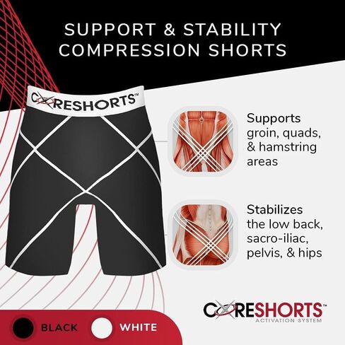 شورت ضغط Coreshorts PRO 1.0 للرجال والنساء | رياضة قصيرة in Kuwait