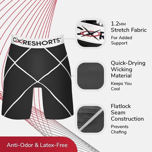 شورت ضغط Coreshorts PRO 1.0 للرجال والنساء | رياضة قصيرة in Kuwait