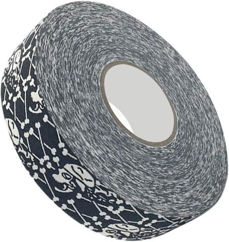 Hockey Stick Tapes,2.5cmx25m Hockey Protective Tape Sport Safety Badminton Pole Pads Hockey Stick Tapes (Skeleton Shaped) in Saudi Arabia