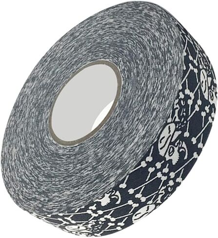 Hockey Stick Tapes,2.5cmx25m Hockey Protective Tape Sport Safety Badminton Pole Pads Hockey Stick Tapes (Skeleton Shaped) in Saudi Arabia