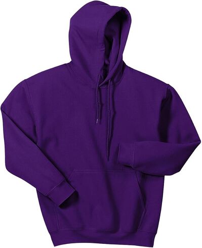 Gildan Men's Heavy Blend Drawcord Hooded Sweatshirt, X-Large, Purple in Saudi Arabia