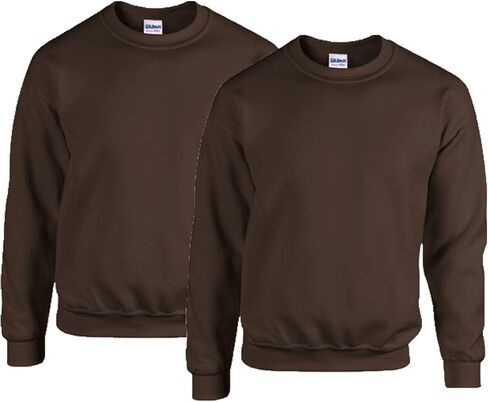 Gildan Men's sweatshirt, 2 x Dark Chocolate + 1 x Hl Purchase Notepad, XXL in Saudi Arabia