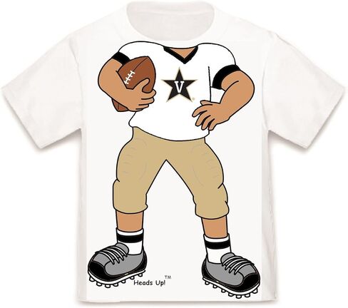 Vanderbilt Commodores Heads Up! Football Baby/Toddler T-Shirt in Saudi Arabia