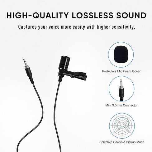 ميكروفون UG-550 ذو طية صدر السترة، نظام ميكروفون لاسلكي ذو 4 قنوات UHF مع 4 ميكروفونات Lavalier و4 ميكروفونات لسماعات الرأس لاجتماعات الغناء والكنيسة ومكبرات صوت التلفزيون (4 Bodypack) in Kuwait