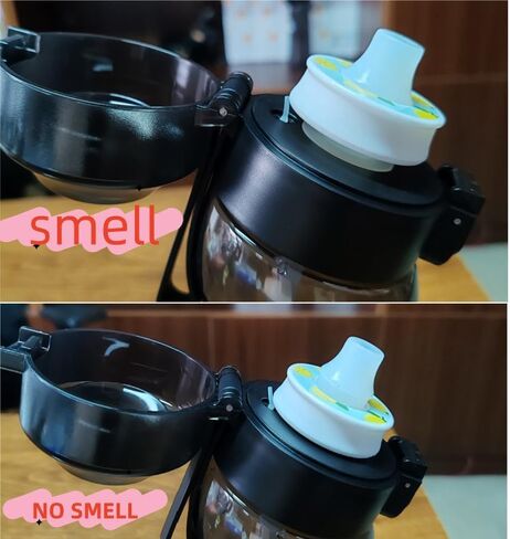 Air Scent Water Bottle with 12 Flavor Pods 650ML Fruit Fragrance Scented Water Cup BPA Free 0% Sugar For Fitness And Outdoor (1 Bottle Black+12 pods in random flavors) in Saudi Arabia