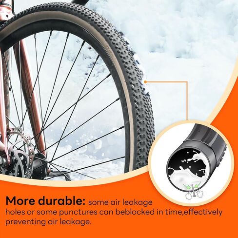 2-PCS 28"/29" Self-Sealing Bike Tubes 29x2.125/2.20/2.25/2.30/2.35/2.40 AV48mm Schrader Valve Bike Tubes Automatic Repair Puncture Resistant Compatible with 28/29x2.125-2.40 Bicycle Tire Tubes in Saudi Arabia