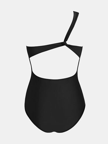 CUPSHE Women's One Piece Swimsuit One Shoulder Asymmetrical Neck Open Panel Bathing Suit Mesh Panel in Saudi Arabia