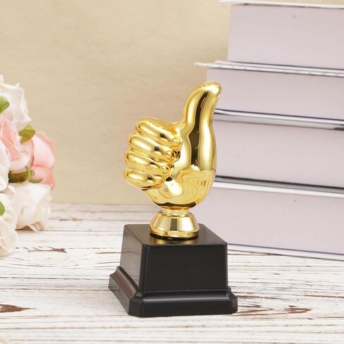 كأس الإبهام الذهبي، 13 سم/5.12 بوصة، جائزة نقش الإبهام المضحكة من البلاستيك الفائز بالاحتفالات، الألعاب الرياضية، الفصول الدراسية، مسابقات كرة القدم، مكافآت تقديرية in Kuwait