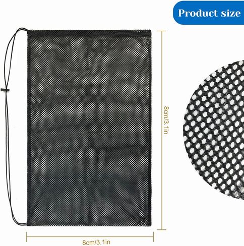 3 Pack Mesh Dive Bag, 17" x 28" Oversized Quick Dry Diving Mesh Bags, Scuba Bag & Snorkel Backpack for Diving, Snorkeling, Sports Equipment, Beach, Pool, Gym in Saudi Arabia