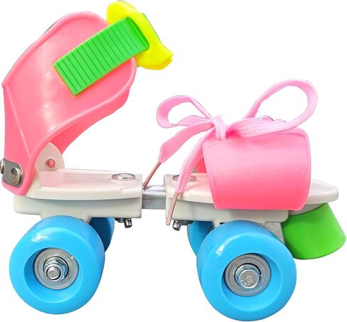 Adjustable Kids Roller Skates for Boys and Girls for Active Kids,Beginner Quad Skates Wheels in Saudi Arabia