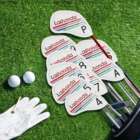 Lashonda Iron Golf Headcovers｜Premium Club Head Covers｜Lightweight Waterproof & Dustproof｜Reinforced Durable Design｜Non-Slip Buckle（Compatible with Iron Sets） in Saudi Arabia