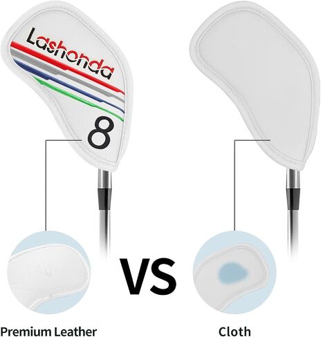 Lashonda Iron Golf Headcovers｜Premium Club Head Covers｜Lightweight Waterproof & Dustproof｜Reinforced Durable Design｜Non-Slip Buckle（Compatible with Iron Sets） in Saudi Arabia