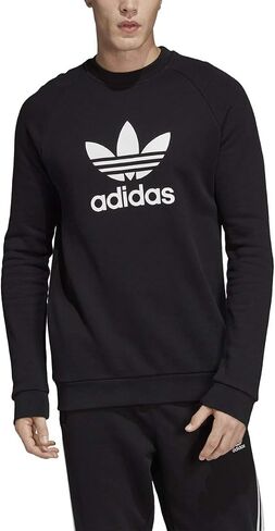 adidas Originals Men's Outerwear Trefoil Crew Sweatshirt in Saudi Arabia