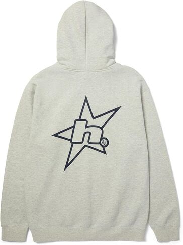 HUF H Star Logo P/O Hoodie | Comfortable Pullover Hoodie for Men, Durable & Stylish Sweatshirt for Casual Wear & Streetwear in Saudi Arabia