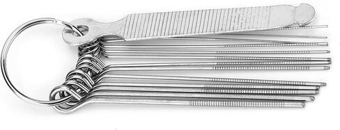 Guitar Bridge and Nut Files Set, 13 Needle Bridge Saddle Tool Kit, Rubber Guitar Bridge Accessories in Saudi Arabia