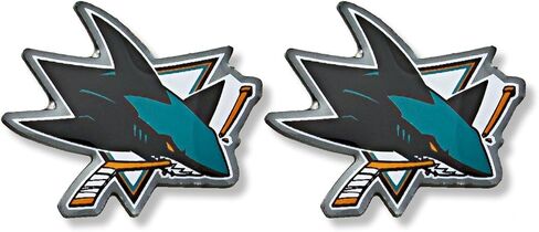 أقراط بشعار فريق NHL San Jose Sharks in Saudi Arabia