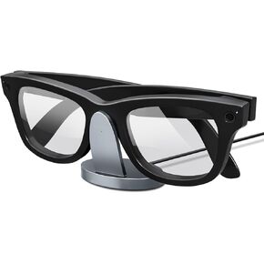 Charging Dock Charging Stand & Cable Compatible with Oakley Meta HSTN Ray-Ban Meta Smart Glasses Wayfarer Skyler Headliner, Zinc Alloy in Saudi Arabia