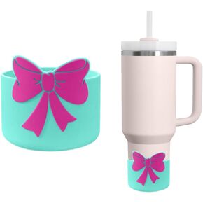 غطاء حماية من السيليكون على شكل فيونكة 7.5 سم لستانلي 12-40 أونصة، غطاء للزجاجة مضاد للانزلاق in Kuwait