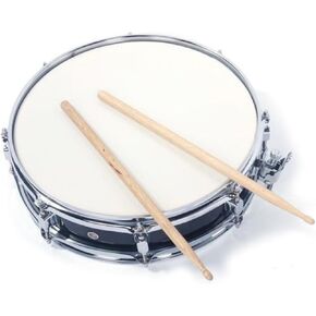 13 INCH Professional Snare Drum Set for Beginners and Drummers, Piccolo Drum Kit with Drumsticks, Drum Key & Strap, Glossy Black Finish in Saudi Arabia