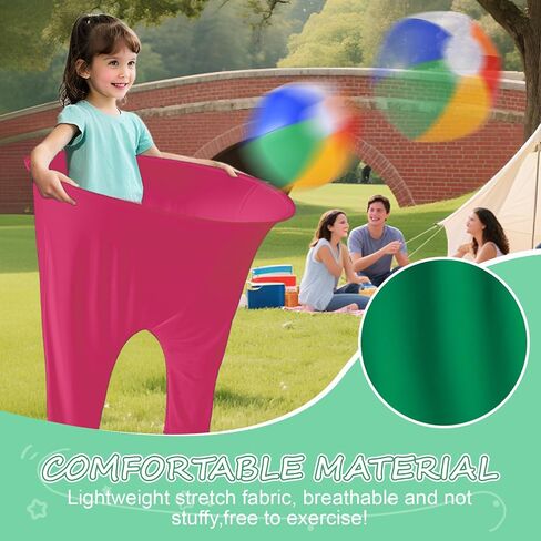 Granny Pants Outdoor Game,Ultimate Granny Pants Yard Game w Bouncy Balls,Giant Outdoor Recreational Tossing Games,Team Relay Family Reunion Party Field Game Set in Saudi Arabia