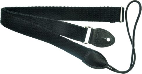 Souldier FMDA0000BK04BK - Handmade Solid F-Style Mandolin Straps, 1 Inch Width and Adjustable Length, Black in Kuwait