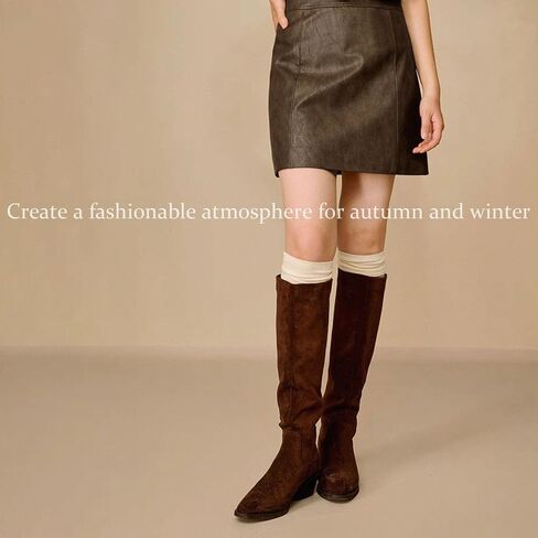 Over Knee High Boot Socks - Slouch Top Over Knee Knit Fashion Thigh Sock for Women in Saudi Arabia