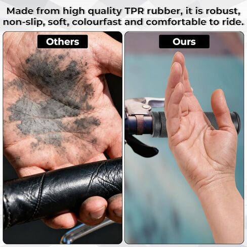 4 قطع مقابض مقود الدراجة غير قابلة للانزلاق من المطاط الناعم مقابض مقابض بديلة للدراجة قبضة مقود الدراجة القصيرة مقبض مقود الدراجة يلتف شريط المقود للجبال MTB BMX يد ناعمة مريحة in Kuwait