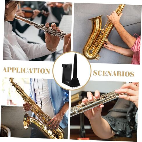 Vaguelly Iron Plastic Flute Saxophone Holder Rack Saxophone Bracket Flute Music Holder for Home Supplies in Saudi Arabia