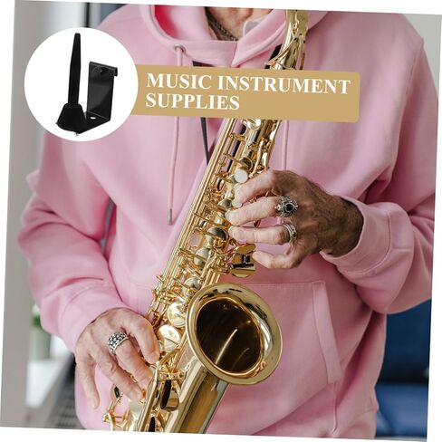 Vaguelly Iron Plastic Flute Saxophone Holder Rack Saxophone Bracket Flute Music Holder for Home Supplies in Saudi Arabia