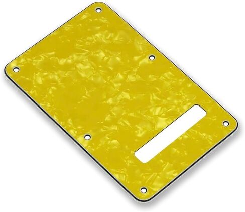 مجموعة لوحة خلفية للجيتار مكونة من 11 فتحة HSS Pickguard من BexGears لجزء الجيتار القياسي (4 طبقات من اللؤلؤ الأبيض) in Kuwait