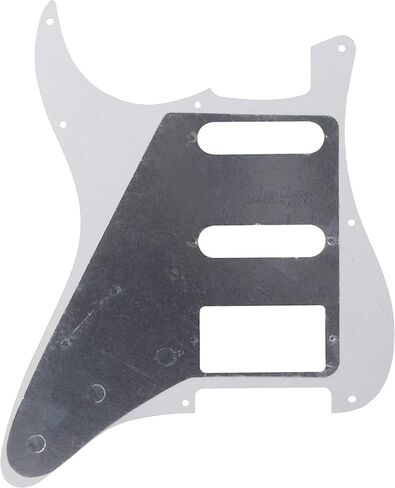 مجموعة لوحة خلفية للجيتار مكونة من 11 فتحة HSS Pickguard من BexGears لجزء الجيتار القياسي (4 طبقات من اللؤلؤ الأبيض) in Kuwait