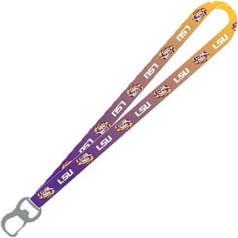 Pro Specialities Group LSU Tigers Lanyard Ombre, CLC College Football/Basketball NCAA فريق ولاية لويزيانا الهدايا والبضائع in Saudi Arabia