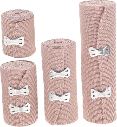 4pcs Sports Knee Pad Straps Leg Wrap Elastic Bandage for Weightlifting in Saudi Arabia
